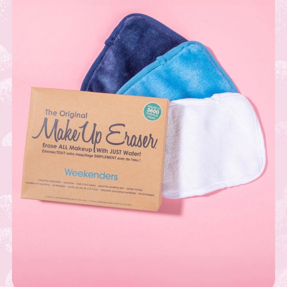 'Weekenders' makeup eraser set